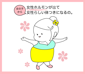 思春期女の子の身体の変化